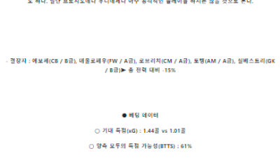 5월27일 프로시노네 vs 우디네세 이탈리아리그 스포츠분석