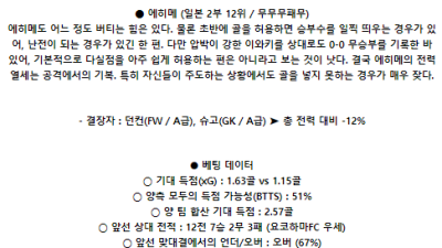 6월1일 요코하마FC 에히메 일본J리그2분석 해외스포츠