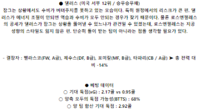 6월 2일 로스앤젤레스 댈러스 메이저리그사커분석 해외스포츠