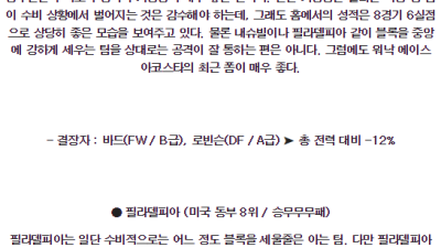 6월20일 신시내티 필라델피아 메이저리그사커리그 분석 해외스포츠