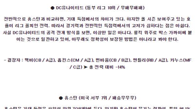 6월23일 DC 휴스턴 메이저리그 분석 해외스포츠