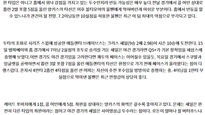6월22일 08:05MLB 뉴욕양키스 애틀랜타 해외야구분석 스포츠분석