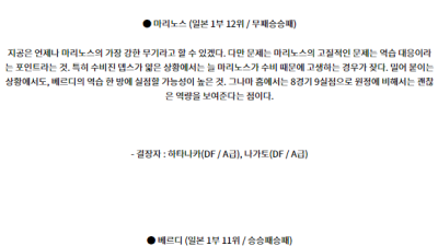 6월29일 마리노스 베르디 J리그분석 해외스포츠