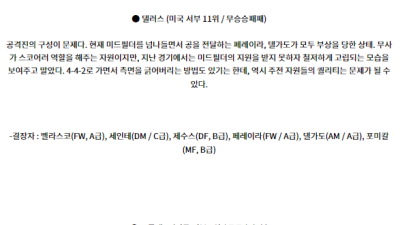 7월5일 메이저리그사커 FC 댈러스 포틀랜드 팀버스 해외축구분석 스포츠분석