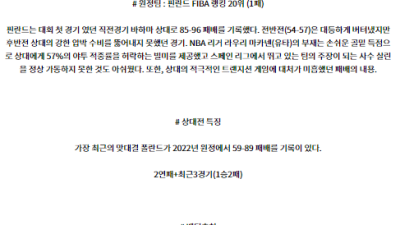 7월5일 2024 올림픽 폴란드 핀란드 국내외농구분석 스포츠분석