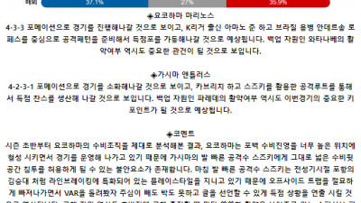 J리그1 7월 14일 19:30 요코하마 F 마리노스 : 가시마 앤틀러스