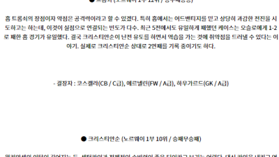7월29일 트롬쇠 크리스티안순 엘리테세리엔리그 분석 해외스포츠