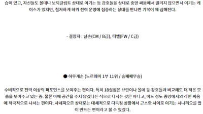 7월29일 사네피오르 하우게순 엘리테세리엔리그 분석 해외스포츠