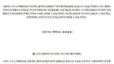 9월30일 세리에 A 나폴리 몬차 해외축구분석 스포츠분석