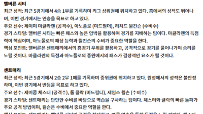 12월 31일 호주 A리그 센트매리 멜버시티