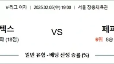 2월 05일 KOVO여 GS칼텍스 vs 페퍼저축