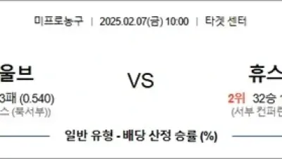 2월 07일 NBA 6경기
