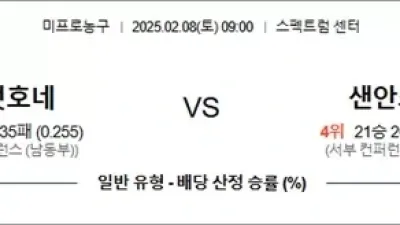 2월 08일 NBA 8경기