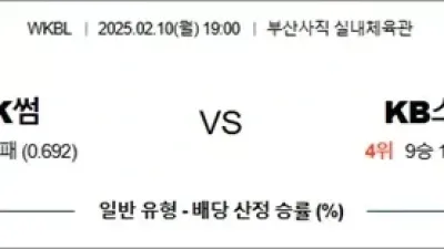 2월 10일 WKBL BNK썸 vs KB스타즈