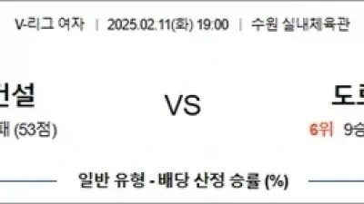 2월 11일 KOVO여 현대건설 vs 도로공사
