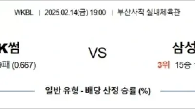 2월 14일 WKBL BNK썸 vs 삼성생명