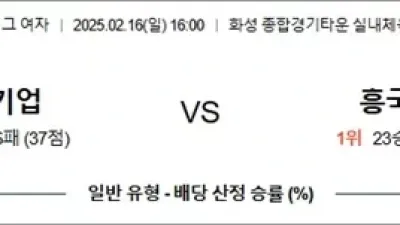 2월 16일 KOVO여 IBK기업 vs 흥국생명