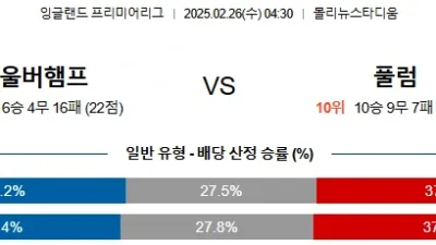 02일 26일 프리미어리그 4경기