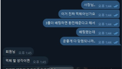 온라인 먹튀 확정