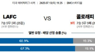 07월 10일  메이저리그사커 2경기