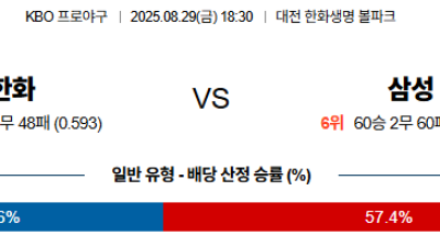 08월29일 KBO 5경기