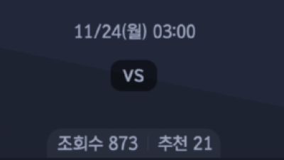 11월 24일 NBA  8경기