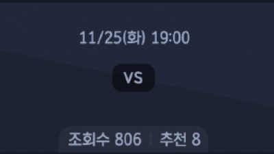 11월 25일 V 리그 여자 1경기
