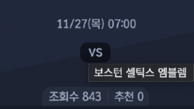 11월 27일 NBA 9경기