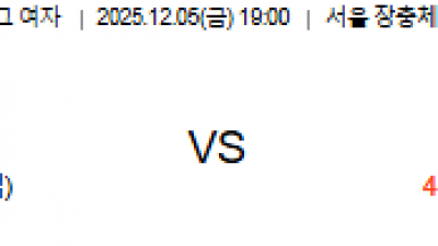 12월 5일 V리그 여자 1경기