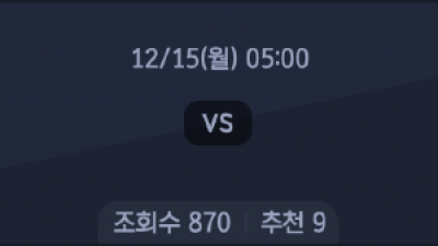 12월 15일 NBA 8경기
