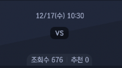 12월 17일 NBA 1경기