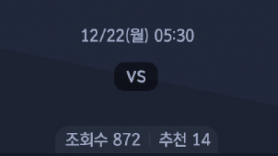12월 22일 NBA 6경기