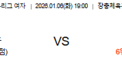 1월 6일 V리그 여자 1경기