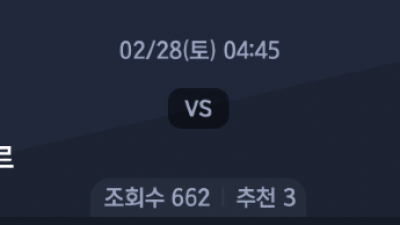 2월 28일 리그앙 1경기