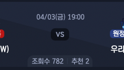 4월 3일 WKBL 1경기