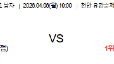 4월 6일 V리그 남자 1경기
